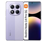 XIAOMI Redmi Note 14 Pro 5G 12GB RAM + 512GB rom Smartphone 6.67 Pouces 120Hz 200mp 5110mah 45w Batterie Violette (avec Chargeur)