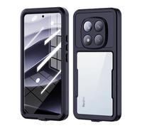 Xiaomi Redmi Note 14 Pro 5G Coque Etanche, IP68 Certifiée 360°Protection Cover Housse Imperméable Antipoussière Anti-Neige Antichoc Etui de Protection avec écran Protecteur sous-Marine Coque