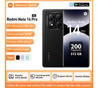 Xiaomi Redmi Note 14 Pro 5G Version Mondiale 256GB/512GB MTK Dimensity 7300-Ultra Écran AMOLED 6,67", 120Hz, Caméra principale 200MP OIS, IP68, NFC, Pas de Chargeur Violette lavande