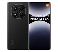 XIAOMI Redmi Note 14 Pro Smartphone 4G 12+512GB 5500mAh Grande Capacité Portable Écran AMOLED 33W Charge Rapide Pas NFC avec Tête de Charge Version Européenne Noir