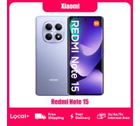 Xiaomi Redmi Note 15 4G 6 Go 128 Go 8 Go 256 Go Écran AMOLED 6,77 pouces Appareil photo 108 MP Batterie 6000 mAh Black
