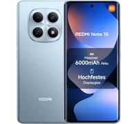 XIAOMI Redmi Note 15 4G 8+256 Go - Batterie 6000 mAh, résistant à l'eau, Appareil Photo 108 MP, écran FHD+ de 6,77 Pouces, Bleu Glacé