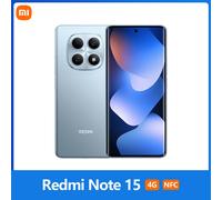 Xiaomi Redmi Note 15 4G,NFC,MediaTek Helio G100-Ultra,6.77 pouces,120 Hz,108 MP Caméra,Batterie de 6 000 mAh,IP64 Black