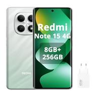 XIAOMI REDMI Note 15 4G Smartphone 8GB + 256GB Massive 6000mAh Battery High-Durability Display Glass IP64 Dust and Water Resistance, Charger Included (Green)