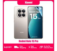 Xiaomi Redmi Note 15 Pro 4G 8GB 256GB 12GB 512GB Écran AMOLED 6,77 pouces MTK Helio G200-Ultra Appareil photo 200MP Batterie 6500mAh Blue