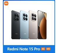 Xiaomi Redmi Note 15 Pro 4G,NFC,Écran AMOLED FHD+ de 6.77'',120 Hz,Caméra 200 MP,Batterie de 6500 mAh,IP65 Titanium Color