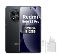 XIAOMI REDMI Note 15 Pro 4G Smartphone 12GB + 512GB Massive 6500mAh Battery MediaTek Helio G200-Ultra 200MP Ultimate-Clarity Camera, Charger Included (Black)