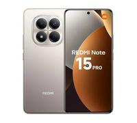 XIAOMI Redmi Note 15 Pro 4G Smartphone 8+256 Go , 6,77 Pouces AMOLED, Batterie 6500mAh, TurboCharge 45W, Chargeur Non Inclus, Titane
