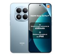 Xiaomi Redmi Note 15 Pro 5G, Smartphone 12+512 Go, Batterie Massive de 6580 mAh, IP66/IP68, Nouvel Appareil Photo 200 MP, écran AMOLED 1.5K de 6,83 Pouces, Bleu Glacier, Garantie 2 Ans