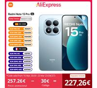 Xiaomi Redmi Note 15 Pro 5G Version Européenne 256GB/512GB AMOLED 6,83" 1.5K 120Hz Dimensity 7400-Ultra 200MP NFC IP68 Bleu glacier