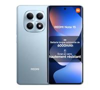 Xiaomi REDMI Note 15, Smartphone 8+256Go, Batterie Longue autonomie 6000mAh, Résistance à l'eau IP64, Appareil Photo Ultra-Net 108 Mpx, Écran FHD+ de 6,77", Bleu, Garantie 2 Ans, Chargeur Non Inclus