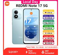 Xiaomi Smartphone Redmi Note 17 5G Écran 6,99" 6 Go de RAM 128 Go Noir