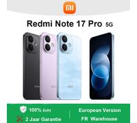 Xiaomi Redmi Note 17 Pro 5g 6Gb 256Gb Smartphone Version Européenne Écran Amoled 6,83" 120Hz Appareil Photo Principal 50Mp Batterie 8340Mah(Typ) Sky Blue