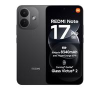 Xiaomi REDMI Note 17 Pro 5G, Smartphone 6+256 Go, Noir, Batterie 8340 mAh | Photo 50 MP avec OIS, HyperCharge 67 W, Snapdragon 6s Gen 4, écran 3500 nits haute luminosité protection des yeux, HyperAI