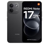 Xiaomi Redmi Note 17 Pro Max 5G Global Version, 6,83 pouces AMOLED 120Hz, batterie 9210 mAh, 100W HyperCharge, IP66/IP68, Snapdragon 6 Gen 5, appareil photo 50MP AI, smartphone 5G Black