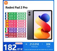 Xiaomi Redmi Pad 2 Pro Wi-Fi,Tablette,Snapdragon® 7s Gen 4,120 Hz,Écran 12,1" 2,5K d'une clarté,Caméra 8 MP,12000 mAh Batterie Graphite Gray
