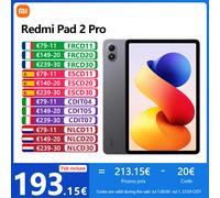 Xiaomi Redmi Pad 2 Pro Wi-Fi,Tablette,Snapdragon® 7s Gen 4,120 Hz,Écran 12,1" 2,5K d'une clarté,Caméra 8 MP,12000 mAh Batterie Lavender Purple