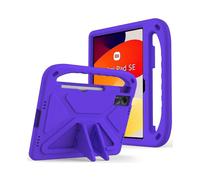 (Xiaomi Redmi Pad SE,Purple)For Xiaomi Redmi Pad SE Case Hand Grip Anti-drop EVA Tablet Kickstand Cover