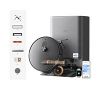 Xiaomi Robot Vacuum 6 Max | 35 000 Pa, Rouleau Triple Extensible | Franchit 6 cm | IA détecte 327 obstacles | ultra-plat 9 cm | station autonettoyante à l'eau chaude 85 °C | anti-emmêlement