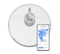 XIAOMI Robot Vacuum Cleaner S20+ 2-in-1 Suction & Wipe Water 6000 Pa Powerful Suction Fast Rotating Dual Mop 4 Suction and Water Cleaning Modes Carpet Detection Auto Lift Up LDS Laser Navigation