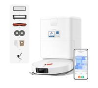 XIAOMI Robot Vacuum H50 Pro, Aspirateur Robot Laveur avec Station Tout-en-Un, Aspiration 15 000 Pa, Bras Extensibles, Anti-Emmêlement, Séchage Air Chaud, App Home