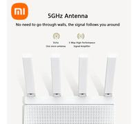 Xiaomi routeur AX3000T maille WiFi6 2.4GHz 5GHz 3000Mbs 256 mo double réseau de Signal WAN Qualcomm amplificateur répéteur CPU avec Mi Home Add UK Plug