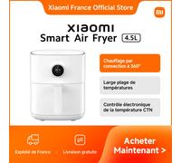Xiaomi BHR8234EU friteuse Unique 4,5 L Autonome 1500 W Friteuse d’air chaud Blanc