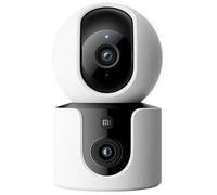Xiaomi Smart C300 Double Objectif 3 mégapixels Vision Nocturne Infrarouge Rotation et Inclinaison Audio bidirectionnel Blanc