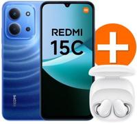 Xiaomi - Smartphone Pack Redmi 15c 256go Bleu4g+Buds6 Play