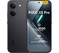 XIAOMI Smartphone POCO X8 Pro 5G, 8+512 Go, Android 16, Noir, Mediatek Dimensity 8500 Ultra,écran AMOLED Ultra-Lumineux, 6500mAh, 100W, 50 MP Sony IMX882,avec Chargeur