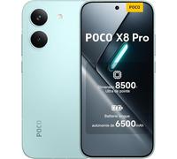 XIAOMI Smartphone POCO X8 Pro 5G, 8+512 Go, Android 16, Vert, Mediatek Dimensity 8500 Ultra,écran AMOLED Ultra-Lumineux, 6500mAh, 100W, 50 MP Sony IMX882,avec Chargeur