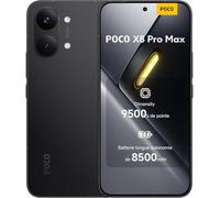 XIAOMI Smartphone POCO X8 Pro Max 5G, 12+512 Go, Android 16, Noir, Mediatek Dimensity 9500s, 50 MP Light Fusion 600 avec OIS, 8500mAh, 100W,avec Chargeur