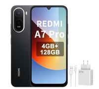 XIAOMI Smartphone Redmi A7 Pro 4+128 Go 6,9" 120 Hz HyperOS 3 6000 mAh Double SIM, Noir, avec Chargeur 67 W
