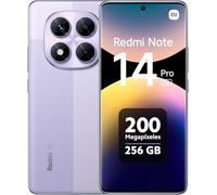 XIAOMI Smartphone Redmi Note 14 Pro 5G,8+256GB,Violet,Caméra IA prograde 200MP,IP68,Charge Turbo 45W avec Batterie 5110mAh,fonctionnalités IA (Chargeur Non Inclus,Version Française+2Ans de Garantie)