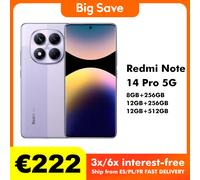 Xiaomi-Smartphone Redmi Note 14 Pro, 5G, NDavid, MediaTek dimension 7300-Ultra, écran AMOLED 6,67, 1,5 K, 120Hz, 5110 mAh, appareil photo 200 MP Green