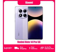 Xiaomi-Smartphone Redmi Note 14 Pro, 5G, NDavid, MediaTek dimension 7300-Ultra, écran AMOLED 6,67, 1,5 K, 120Hz, 5110 mAh, appareil photo 200 MP Black