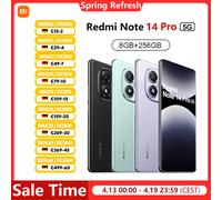 Xiaomi Redmi Note 14 Pro 5G 16,9 cm (6.67") Double SIM USB Type-C 8 Go 256 Go 5110 mAh Noir