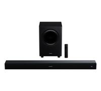 XIAOMI Soundbar Pro 2.1ch - Barre de Son TV 300W avec Caisson de Basse sans Fil, Dolby Audio™ & DTS Virtual:X, HDMI Arc/Optique/Coaxial/Bluetooth, Télécommande et Design Métallique