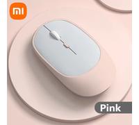 Xiaomi-Souris sans fil aste USB,compatible Bluetooth,2.4G,souris silencieuse,réglable,ug I,design ergonomique,souris - Pink-E73608
