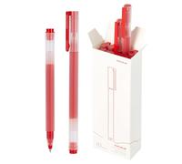 Boîte de 10 Stylos Gel Haute Capacité Xiaomi - Pointe 0,5 mm - Haute Capacité - Séchage Rapide - Couleur Rouge Rouge G