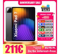 Version mondiale Xiaomi Pad 7 Snapdragon 7 + Gen 3 tablette CPU octa-core 8850mAh 13MP caméra 11.2 "3.2K écran 144Hz Blue