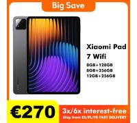 Xiaomi-Tablette Pad 7, 11 ", 144Hz, Wi-Fi 6E, 8 Go, 128 Go, 8 Go, 256 Go, 8850mAh Gray