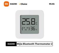 XIAOMI thermomètre 2 Mijia électrique Bluetooth sans fil intelligent hygromètre thermomètre détection de température MI Mijia Home APP 4 Pcs