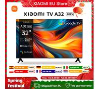 Xiaomi TV A 32, taille compacte avec écran coloré, son dynamique avec audio Dolby ™ , DTS-X et DTS Virtuel : X, Fini métallique haut de gamme