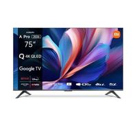 XIAOMI TV A Pro 75, 190 cm (75 Pouces), 4K UHD QLED, Smart TV, Google TV, Contrôle Vocal, HDR10, Mode Game Boost 120Hz, 2Go+8Go