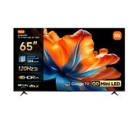 XIAOMI TV S Mini LED 65"(165 cm), QLED Mini LED Télévision, 4K UHD, Smart TV avec Google TV, HDR10+, Triple Tuner, DVB T2, 60Hz avec 120Hz Game Boost Mode, MEMC, Dolby Audio, Airplay 2