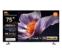 XIAOMI TV S Pro Mini LED 75, Smart TV, Dolby Vision, Dolby Atmos, QLED 4K, 144Hz, Google TV, HDR10+, Triple Tuner, DVB T2, MEMC, DTS-X, Harman AudioEFX, Prime Video, Google Assistant, AirPlay2