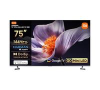 XIAOMI TV S Pro Mini LED 75, Smart TV, Dolby Vision, Dolby Atmos, QLED 4K, 144Hz, Google TV, HDR10+, Triple Tuner, DVB T2, MEMC, DTS-X, Harman AudioEFX, Prime Video, Google Assistant, AirPlay2