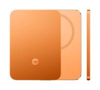 Xiaomi Ultrathin Magnetic Power Bank 5000 15W, Compatible MagSafe pour iPhone 17/16/15/14/13/12, Charge sans Fil, Design Ultra Fin et léger, Orange