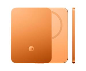 Xiaomi Ultrathin Magnetic Power Bank 5000 15W, Compatible MagSafe pour iPhone 17/16/15/14/13/12, Charge sans Fil, Design Ultra Fin et léger, Orange